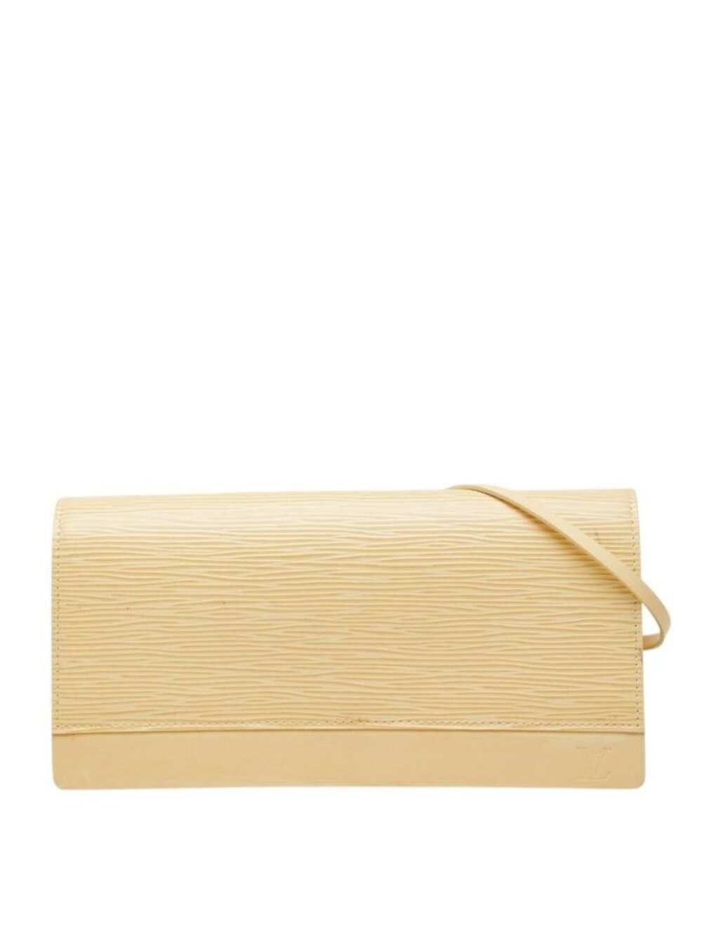 Louis Vuitton Epi Honfleur Shoulder Bag Vanilla Beige Leather